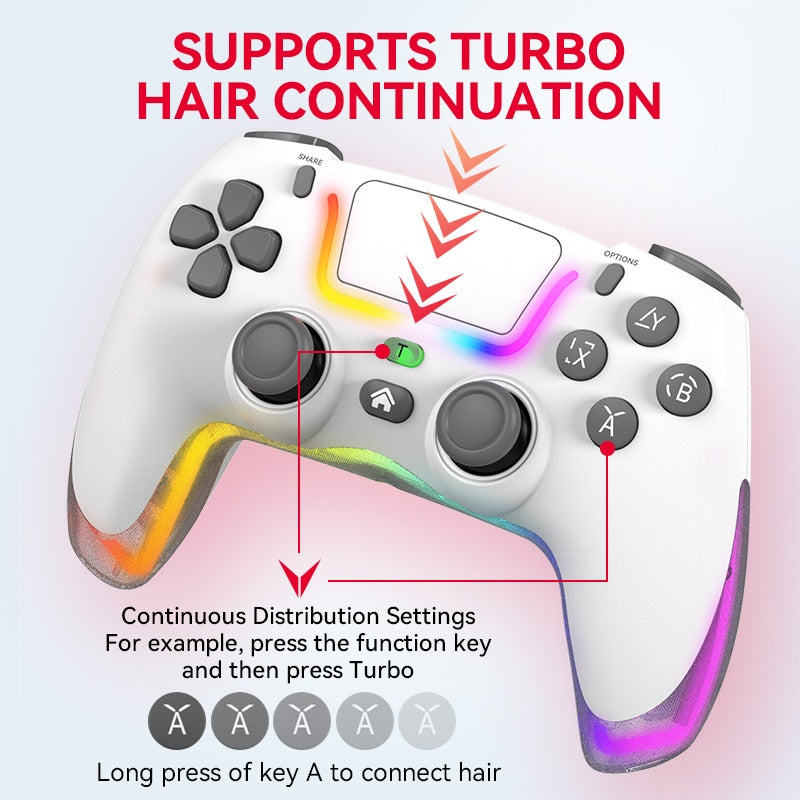 Wireless PS4 Gaming Controller Joystick Handle for PS4 Console Games Accessories Gamepad for Switch PC Android IOS