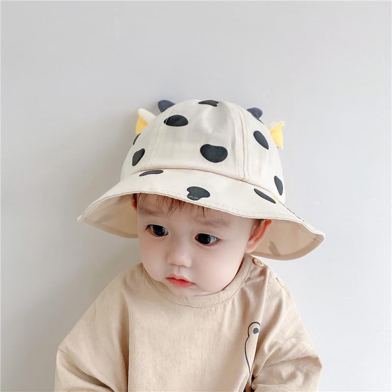 Thin baby fisherman hat spring and autumn girls cute super cute pot hat summer boy western-style baby hat