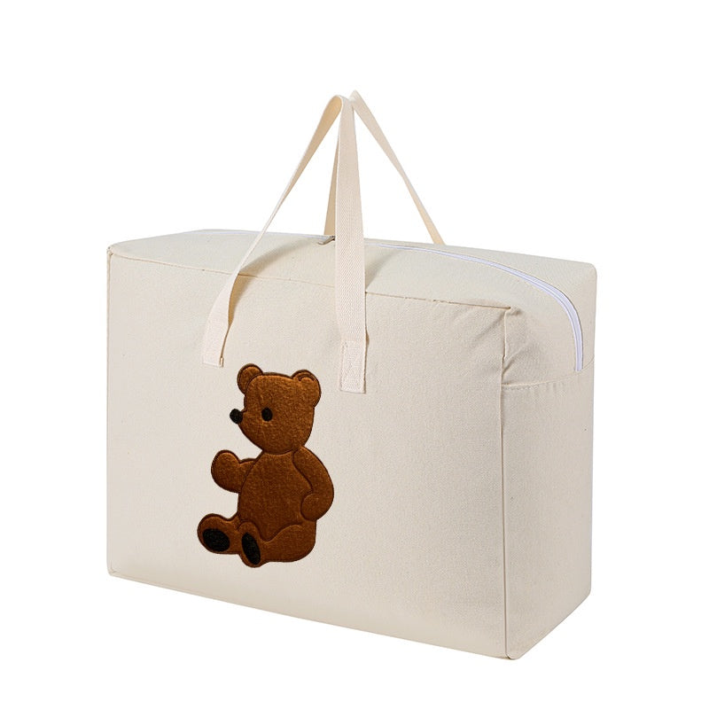 Children's luggage bag, portable storage bag, cartoon large capacity cotton quilt clothing, kindergarten quilt storage bag