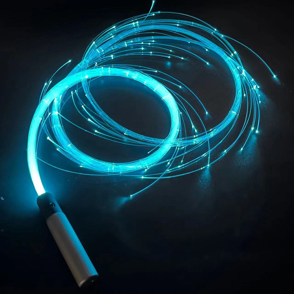 5th Generation Optic Fibre Rechargeable Dancing Whip Luminous Dance Whip For Party Light Shows Optical Fiber Whip Music Festival
