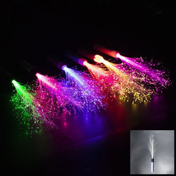 Multicolor Fiber Optic Wands LED Glow Stick Light Cheer Stick For Party Celebration Fluorescent Camping Vocal Concerts Deco